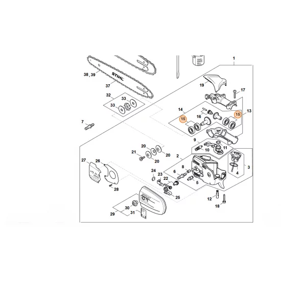STIHL  Zestaw łożyska kulkowego 4182 007 1004